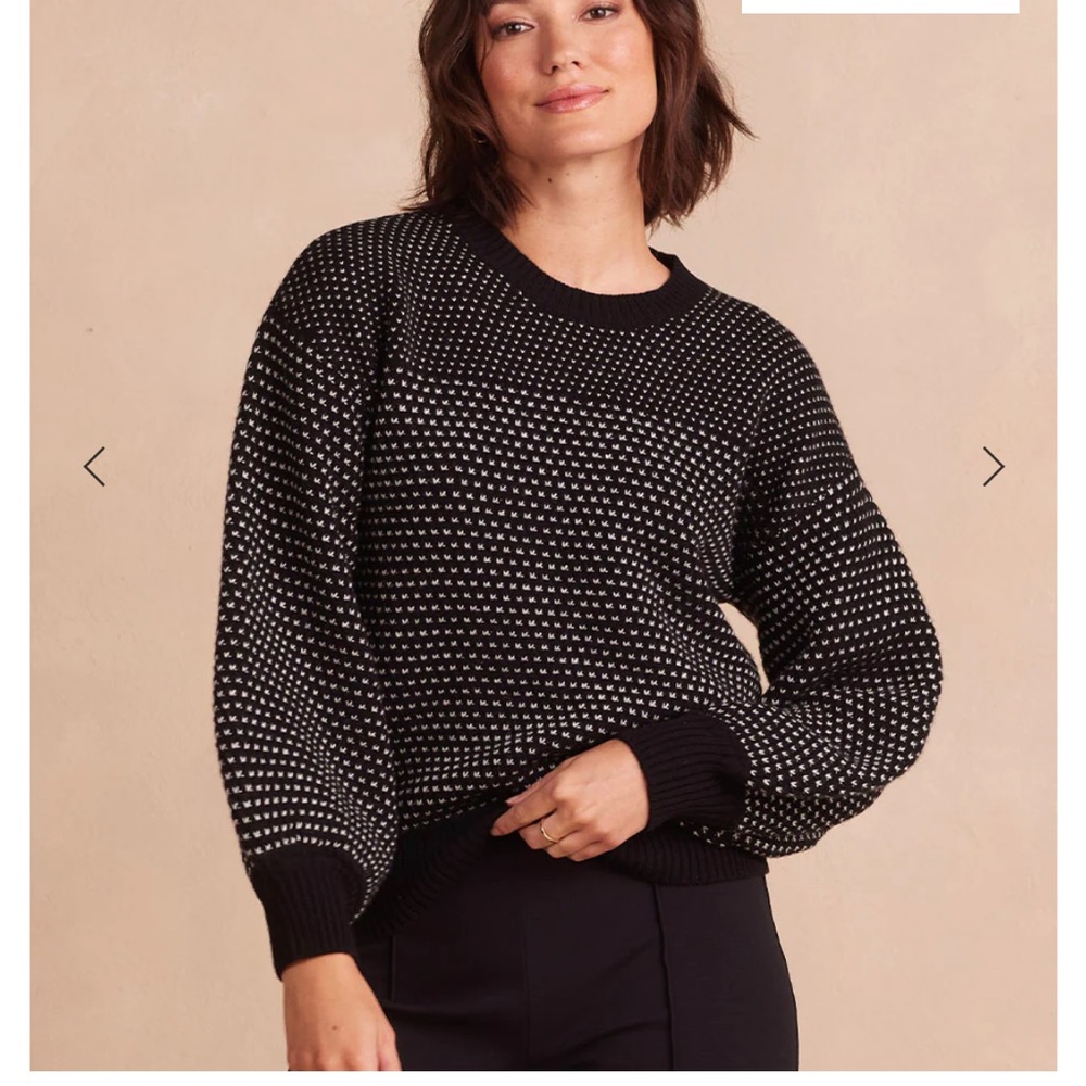 Summersalt Luxe Cashmere Blend Mix Stitch Sweater - S